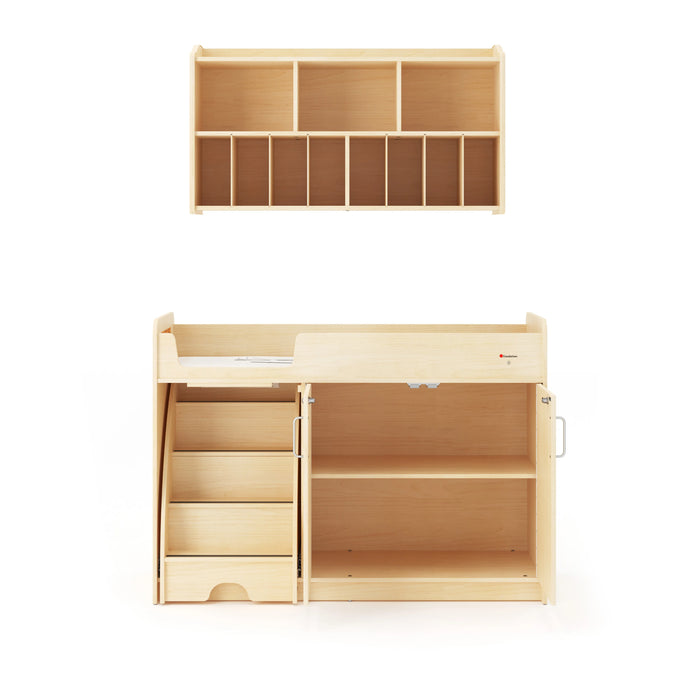 Foundations SafeStep® Commercial Changing Table with Stairs – Daycare-Grade Safety & Accessibility