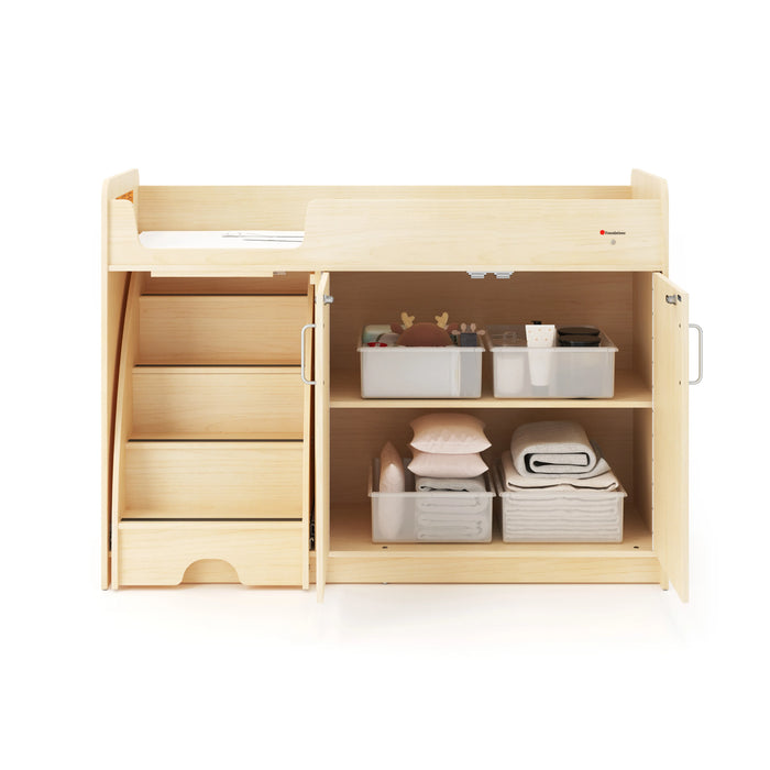 Foundations SafeStep® Commercial Changing Table with Stairs – Daycare-Grade Safety & Accessibility