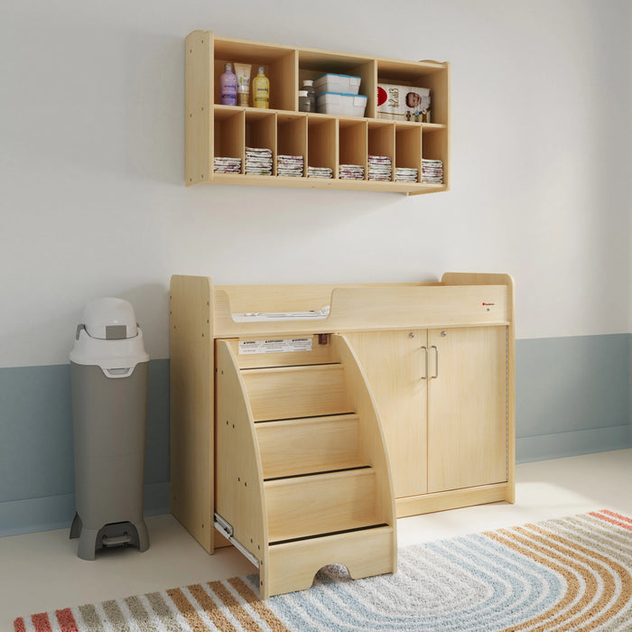 Foundations SafeStep® Commercial Changing Table with Stairs – Daycare-Grade Safety & Accessibility