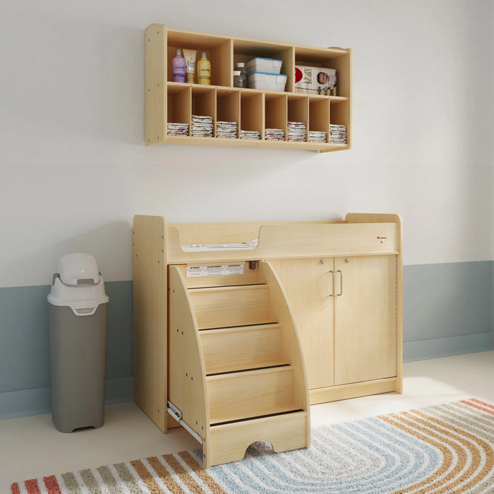 Foundations SafeStep® Commercial Changing Table with Stairs – Daycare-Grade Safety & Accessibility