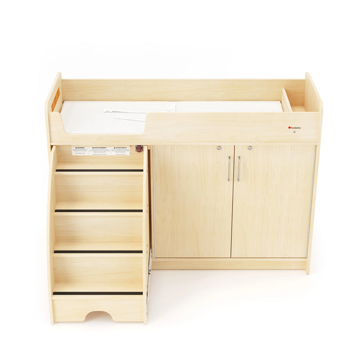 Foundations SafeStep® Commercial Changing Table with Stairs – Daycare-Grade Safety & Accessibility