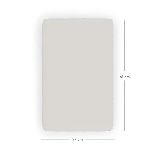 Drap-contours élastique SafeFit™ de Foundations - bassinettes de taille compacte - Paquet de 12 - Blanc