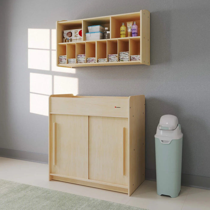 Foundations Tall Diaper Pail – Airtight, Odor-Locking Diaper Disposal System (Works With Any Bag)