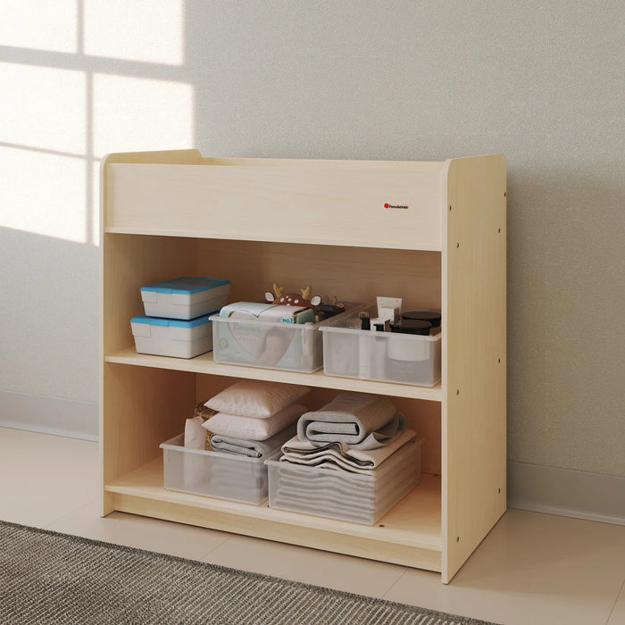 Table à langer Foundations® SafeStart™ avec étagères de rangement