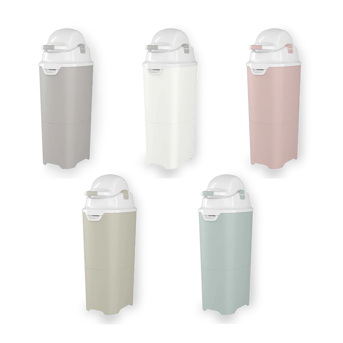 Foundations Tall Diaper Pail – Airtight, Odor-Locking Diaper Disposal System (Works With Any Bag)