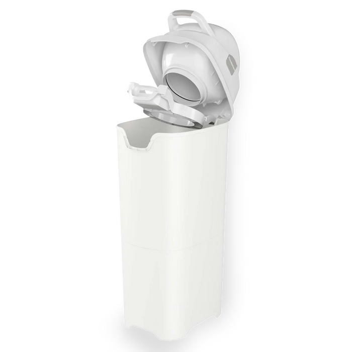 Foundations Tall Diaper Pail – Airtight, Odor-Locking Diaper Disposal System (Works With Any Bag)