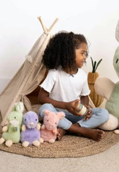 Peluche Bébé Cheval Cochon Joyeux Amis des Fruits