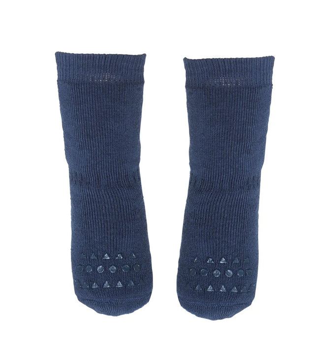 GoBabyGo Baby & Toddler Non-Slip Crew Socks - BAMBOO
