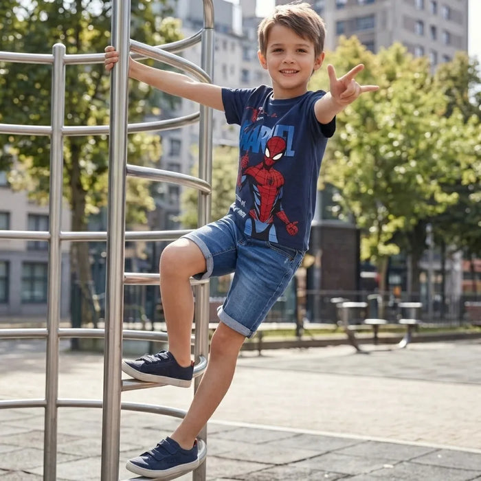 Happy Kids® Confort Spiderman Haut Bleu | 2 à 4