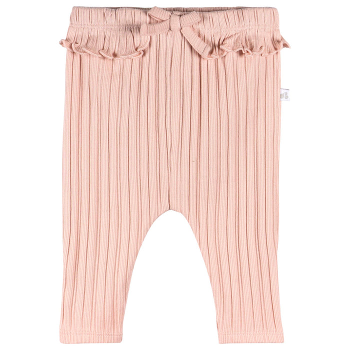 Gerber Baby Ribbed Comfy Pants - 2-pack