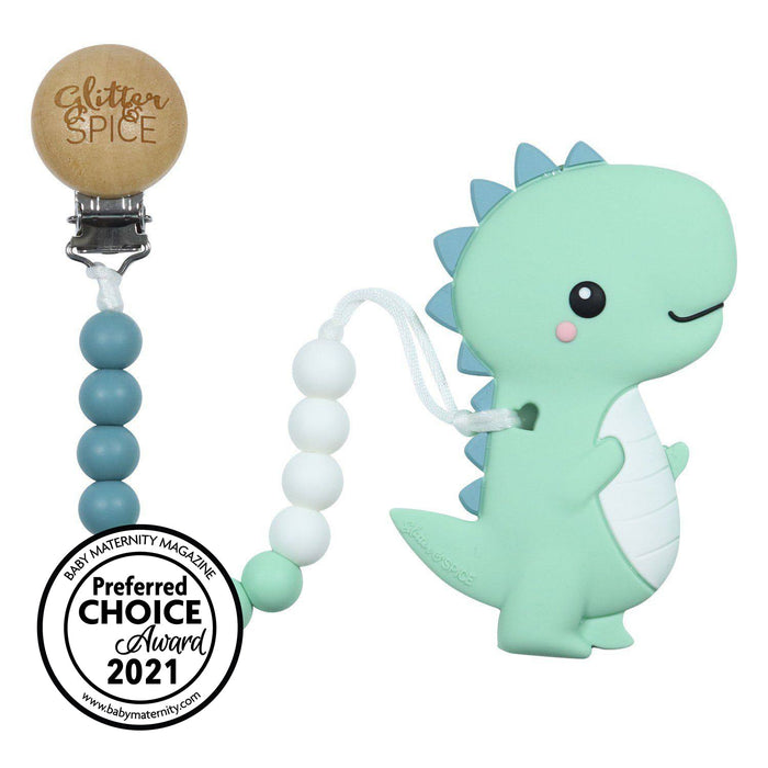 Glitter & Spice® Teether - T-Rex Dino