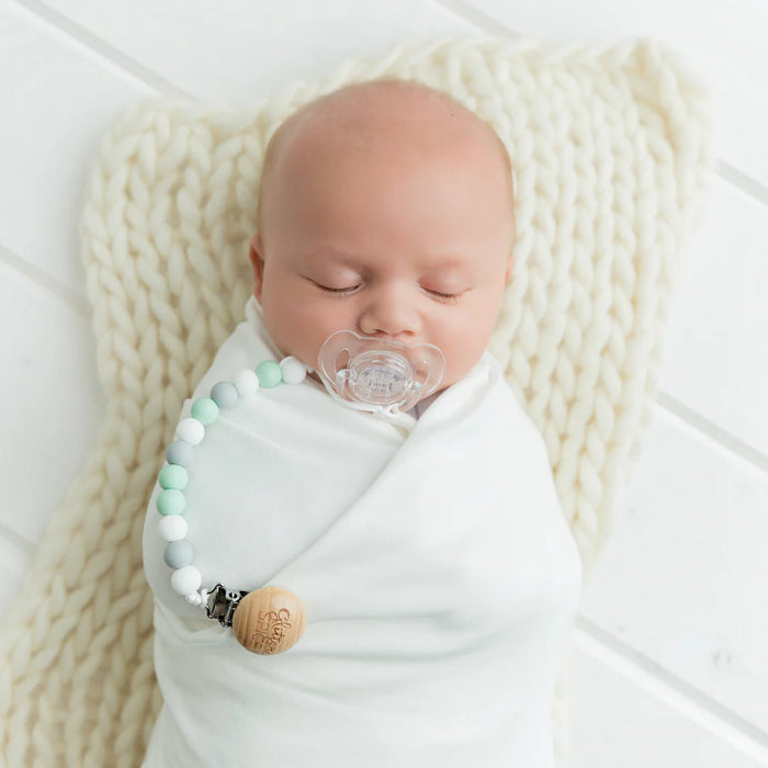 Attache-sucette en silicone pailleté et épicé - Livi Rose