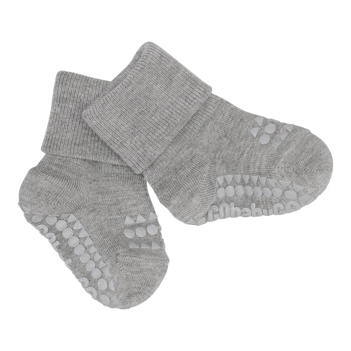 GoBabyGo Baby & Toddler Non-Slip Crew Socks - BAMBOO