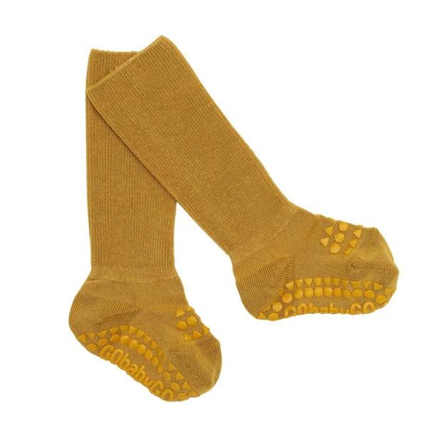 GoBabyGo Baby & Toddler Non-Slip Crew Socks - BAMBOO