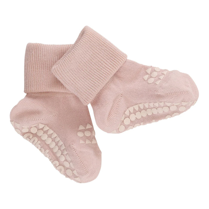 GoBabyGo Baby & Toddler Non-Slip Crew Socks - BAMBOO