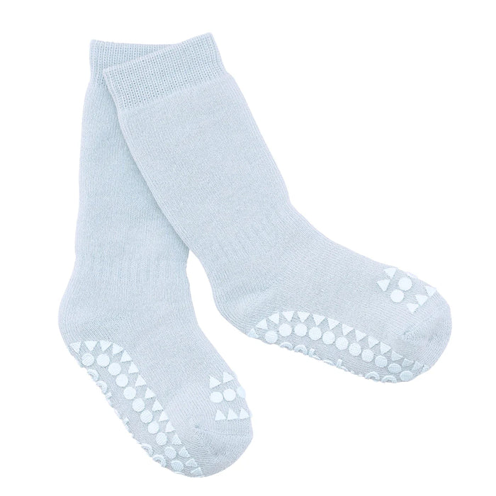 GoBabyGo Baby & Toddler Non-Slip Organic COTTON Crew Socks | OEKO-TEX® certified