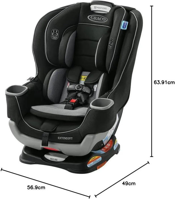 Graco Siège d'auto convertible Extend2Fit® - Gotham