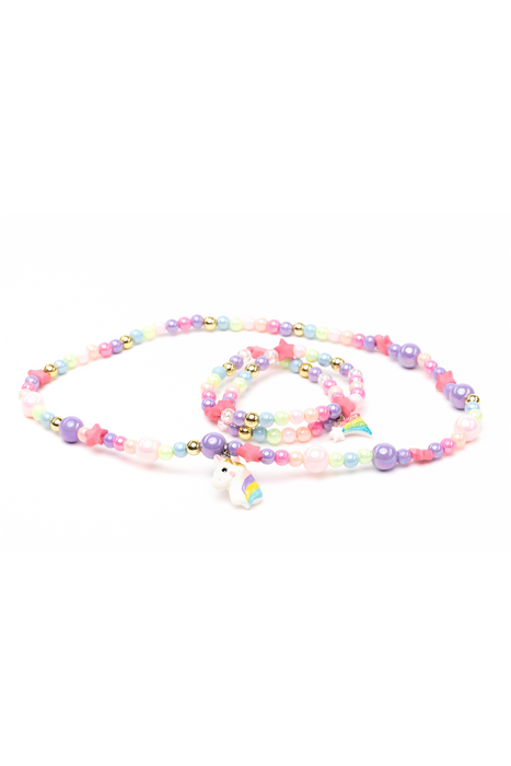 Great Pretenders® Cheerful Starry Unicorn Necklace Bracelet Set Age: 3+