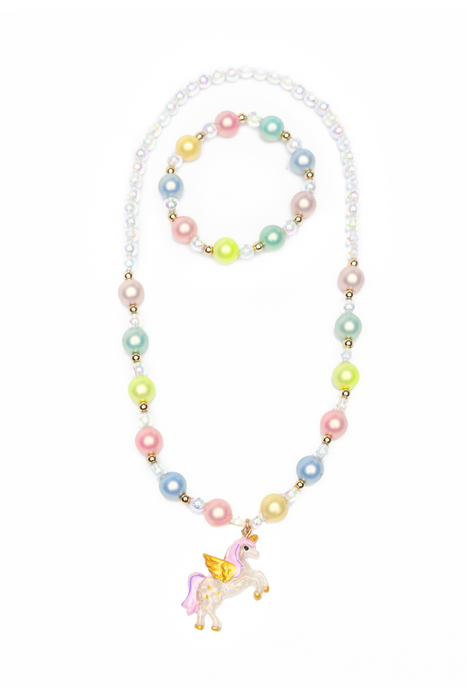 Great Pretenders® Happy-Go-Unicorn Necklace Bracelet Set Age: 3+