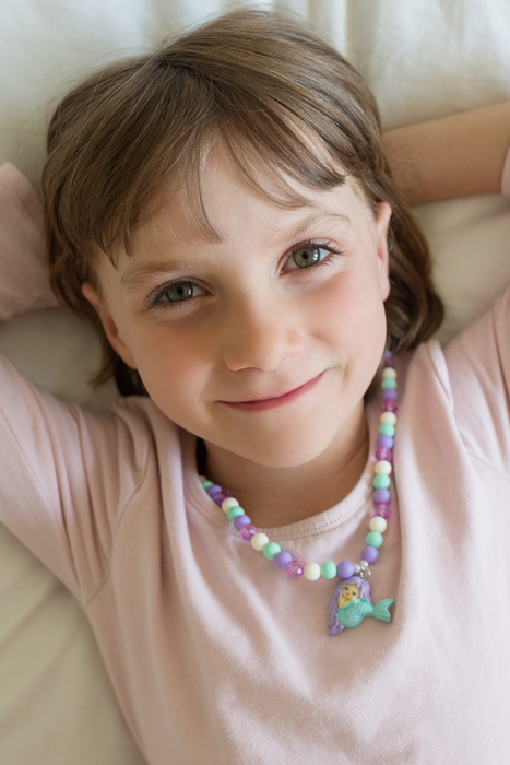 Great Pretenders® Matte Mermaid Necklace, Assorted Age: 3+