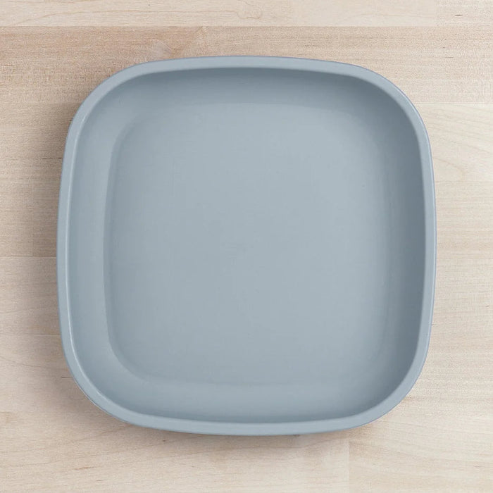 Re-Play Recycled Small Flat Plastic Plate - 7in./19cm