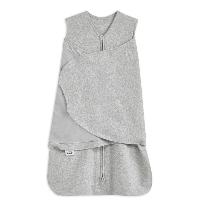 Gigoteuse d'emmaillotage pour nouveau-né HALO® 100 % coton TOG 1,5 - Gris chiné
