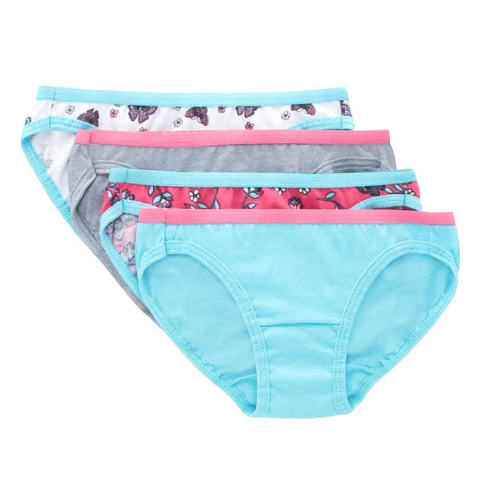 Hanes Girls Assorted Tagless Bikini Briefs - 4pk