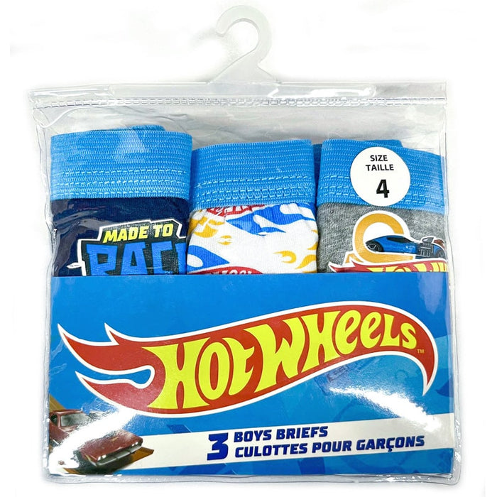 Jellifish Caleçons Hot Wheels pour garçons - Pqt de 3