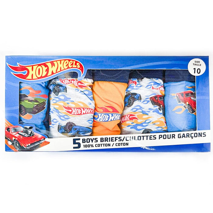 Jellifish Boys Hot Wheels Cars Briefs - 5 Pack — Goldtex