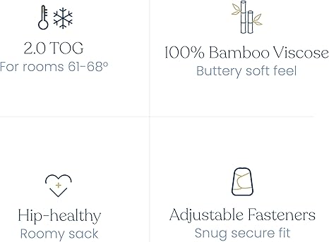 Halo® SleepSack Swaddle – Ultra-Soft Bamboo Baby Swaddle- 3-Way Adjustable Design