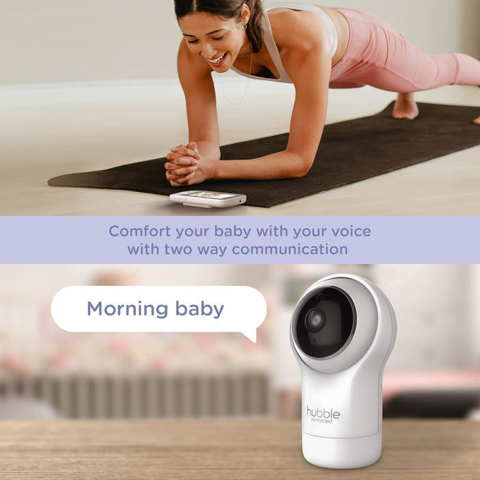 Hubble Connected - Nursery View Pro - 5 in. Video Baby Monitor with Pan, Tilt and Zoom - HCNVPRO-CA