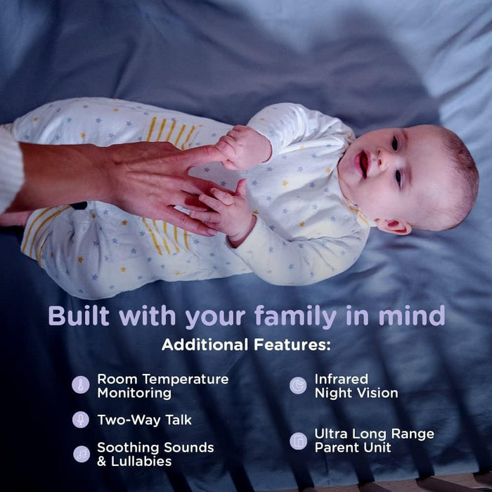 Hubble Connected - Nursery View Pro - 5 in. Video Baby Monitor with Pan, Tilt and Zoom - HCNVPRO-CA