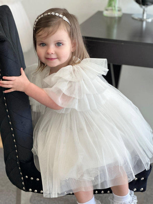 Teter Warm BS98 Evalina- Baby Girl's Baptism Dress Off White