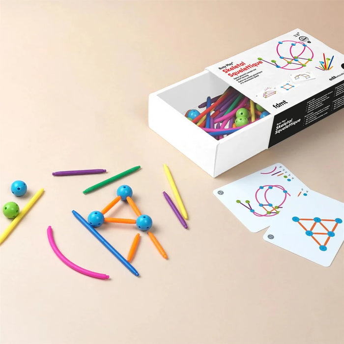 FDMT Busy Play Skeletal Game Set – STEM Geometry & Construction Learning Toy for Kids