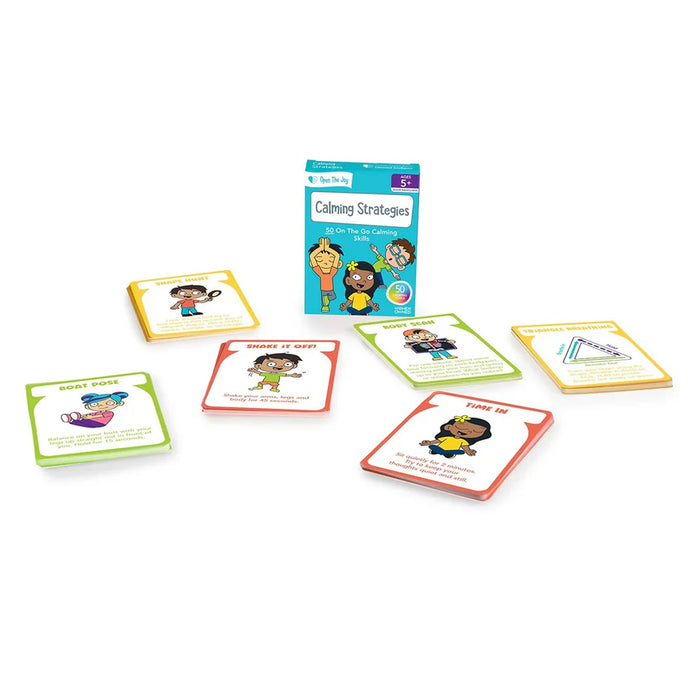 FDMT Open The Joy Calming Strategies Cards | Social-Emotional Learning (SEL) & Self-Regulation Cards for Kids (English or French)