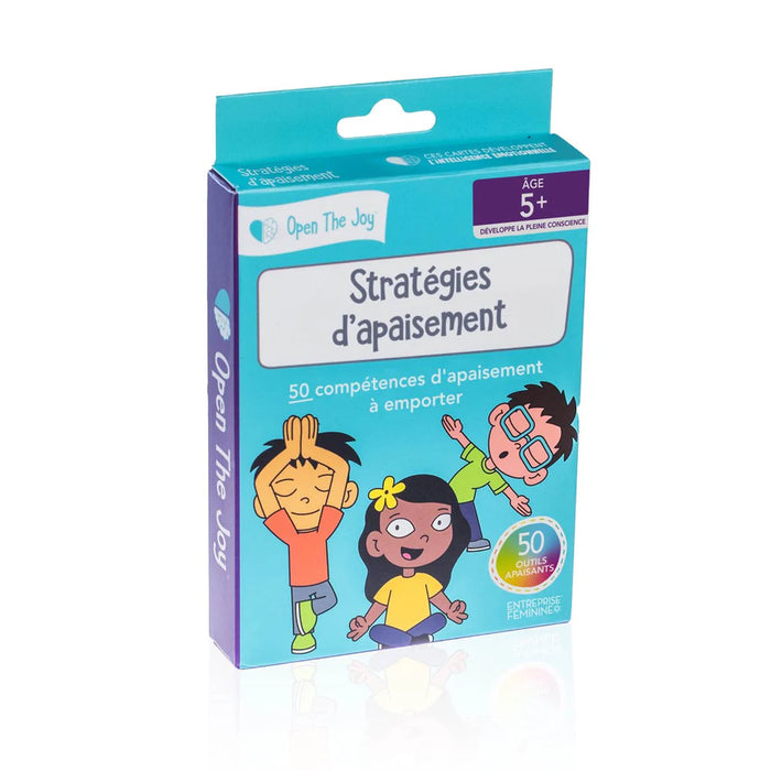 FDMT Open The Joy Calming Strategies Cards | Social-Emotional Learning (SEL) & Self-Regulation Cards for Kids (English or French)