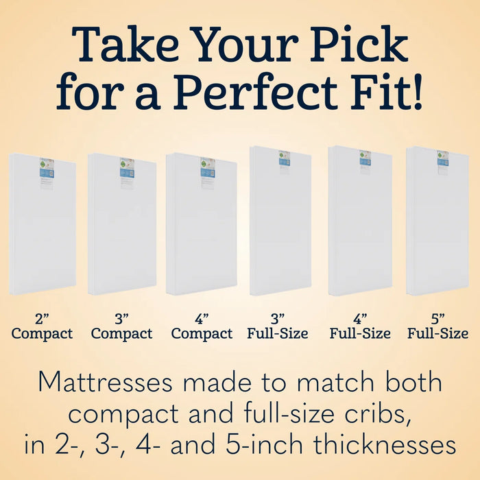 Foundations InfaPure® Daycare Crib Mattress | Compact & Full Sizes Available