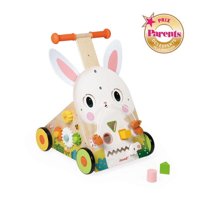Janod Children Wooden Activity Baby Walder - Farm: Rabbit
