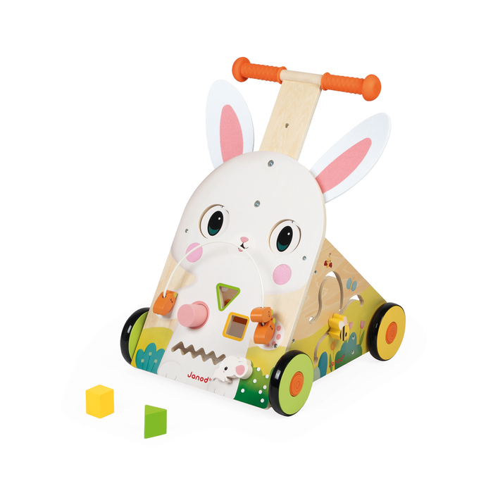 Janod Children Wooden Activity Baby Walder - Farm: Rabbit