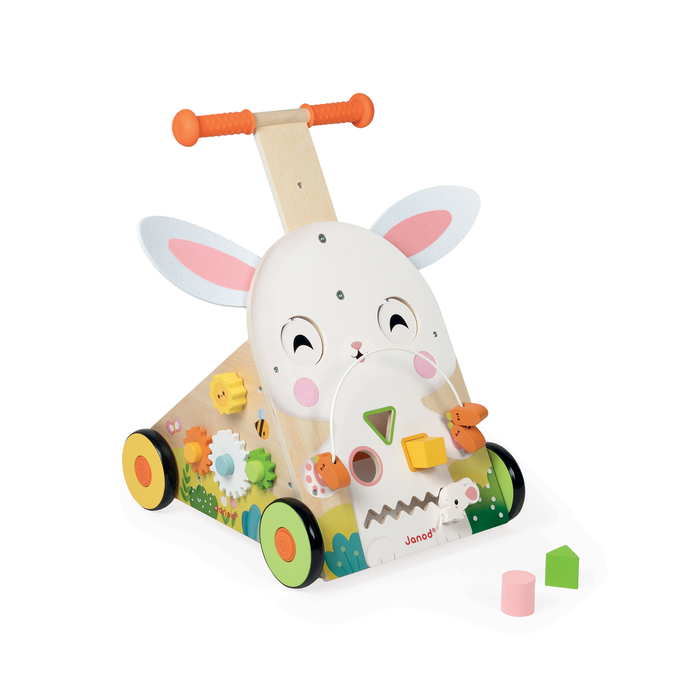 Janod Children Wooden Activity Baby Walder - Farm: Rabbit