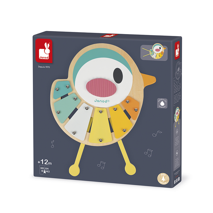 Janod Pure - Bird Xylo Musical Toy