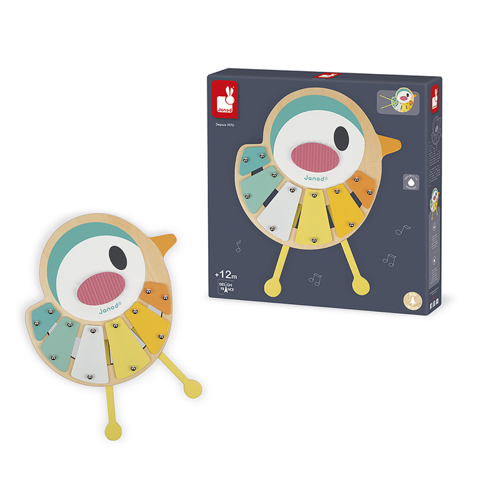 Janod Pure - Bird Xylo Musical Toy