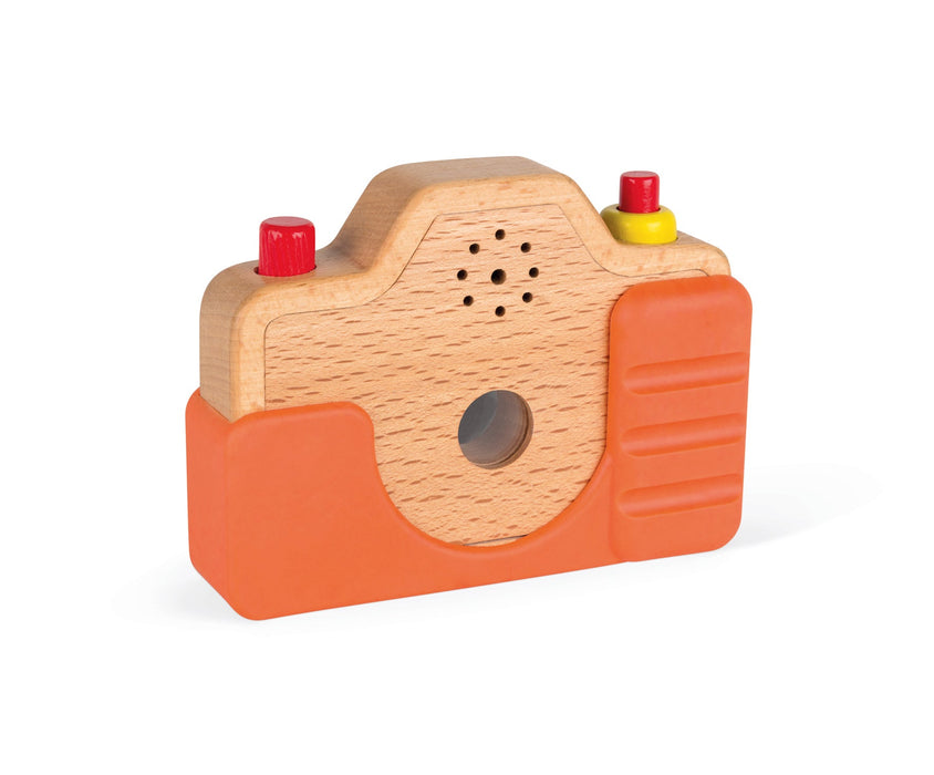 Appareil photo sonore en bois Janod