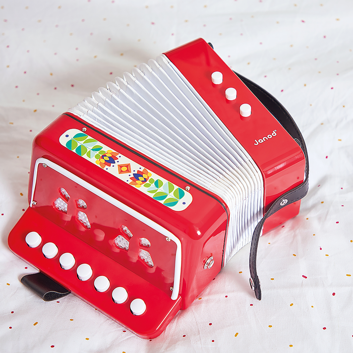 Jouet accordéon Janod Gioia pour tout-petits