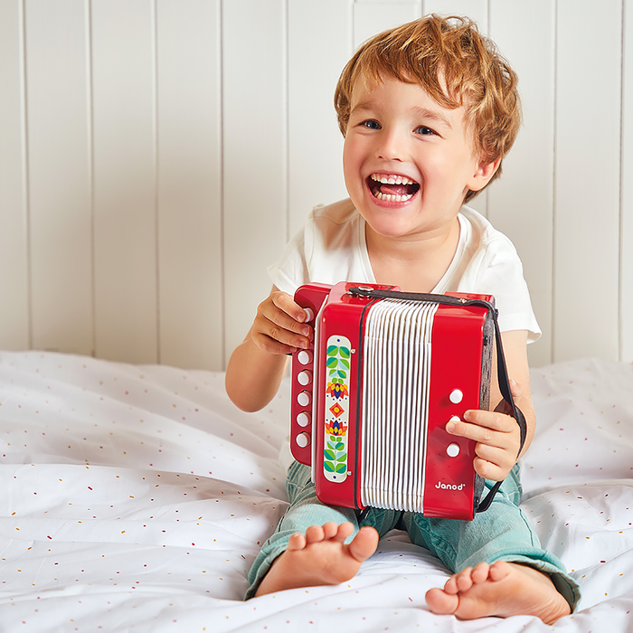 Jouet accordéon Janod Gioia pour tout-petits