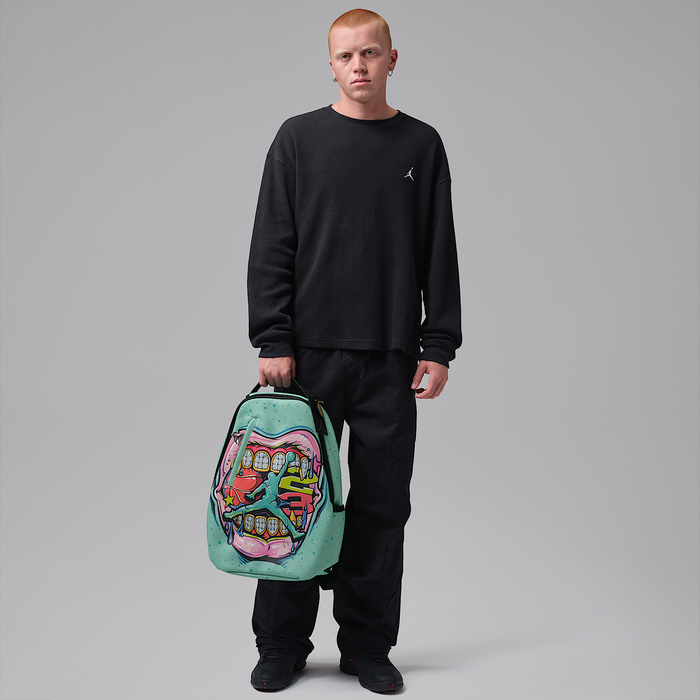 Jordan 6 Rings Mouth backpack Hyper Jade 08