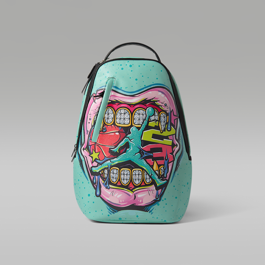 Jordan 6 Rings Mouth backpack Hyper Jade 02