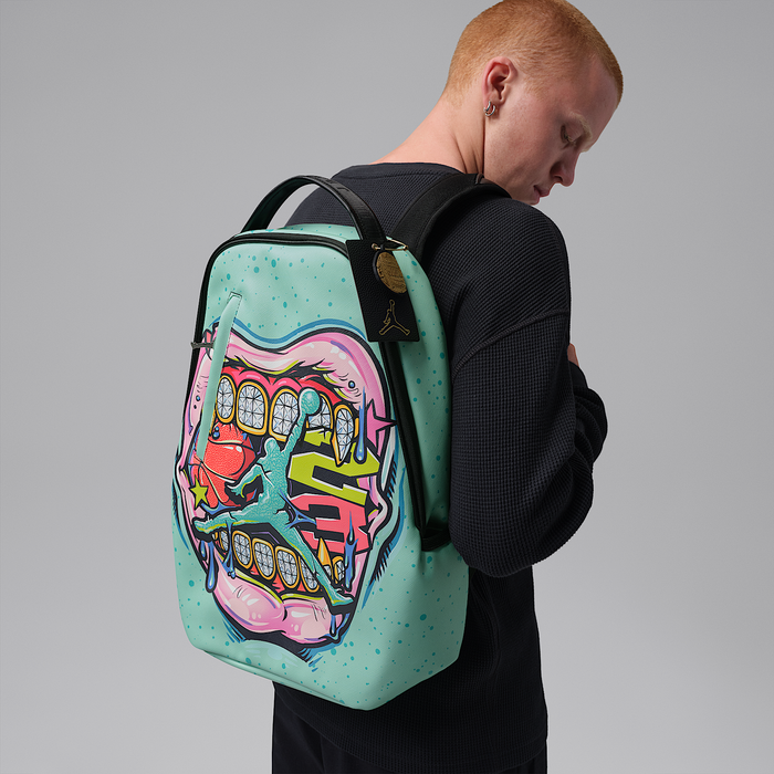 Jordan 6 Rings Mouth backpack Hyper Jade 01