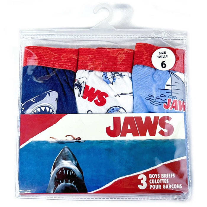 Jellifish Jaws Boys Briefs - 3 Pack