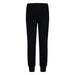 Children's black jogger pants displayed flat on a white background.